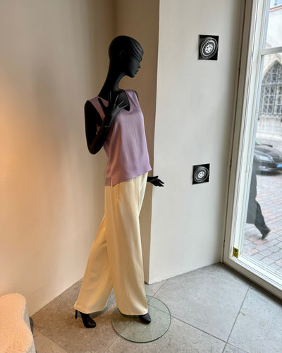 SS Wide Leg Trousers in Viscose Crepe