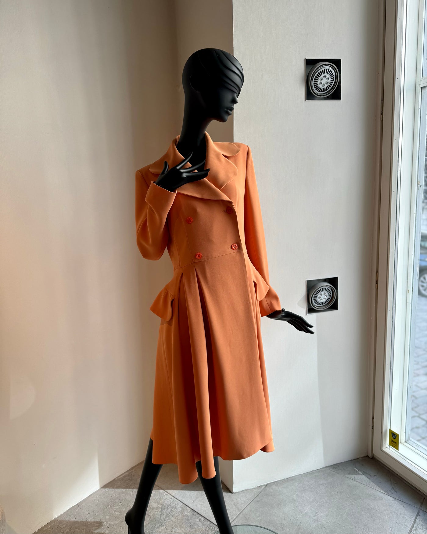 SS Coat Dress in Viscose Crepe