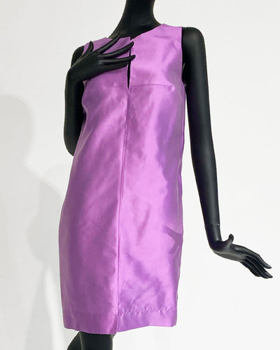 T-Top Dress in Silk Taffeta